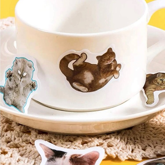 Cute Cat Stickers, Qty. 46, New - Picture 3 of 15